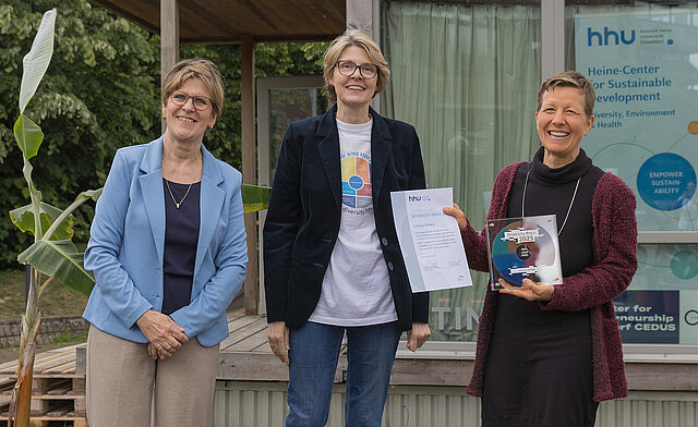 Preisvergabe an Larissa Sieben