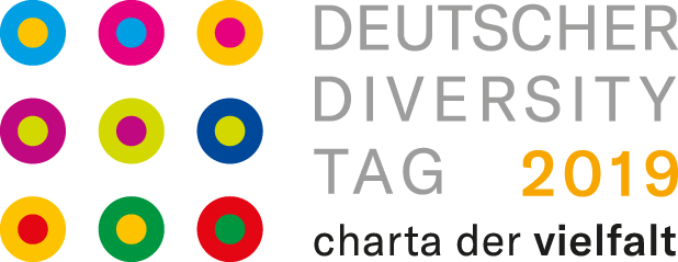 Logo des Deutschen Diversity Tags 2019 (Charta der Vielfalt e.V.)